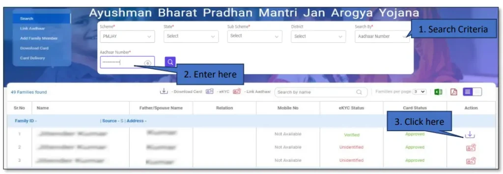 Nha Beneficiary Card Download